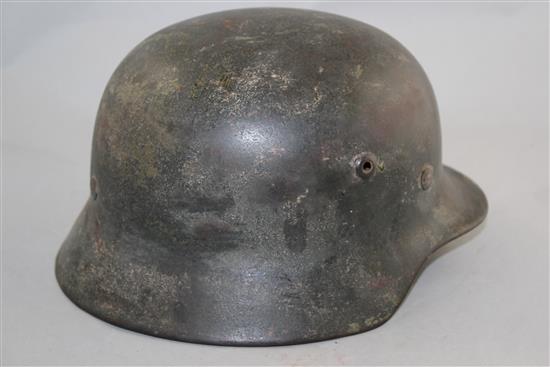 A German Third Reich M40 army helmet,